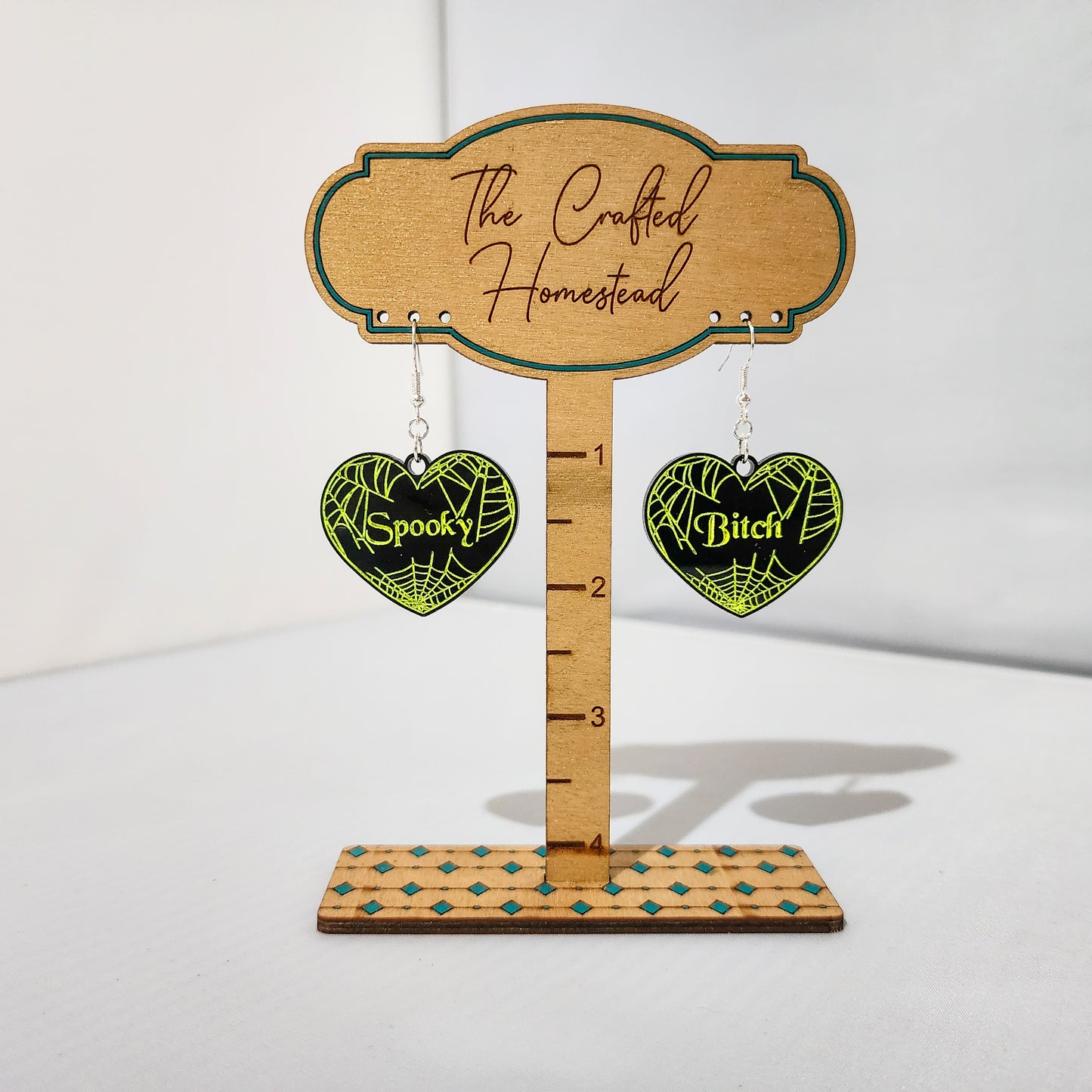Spooky Bitch Dangling Earrings