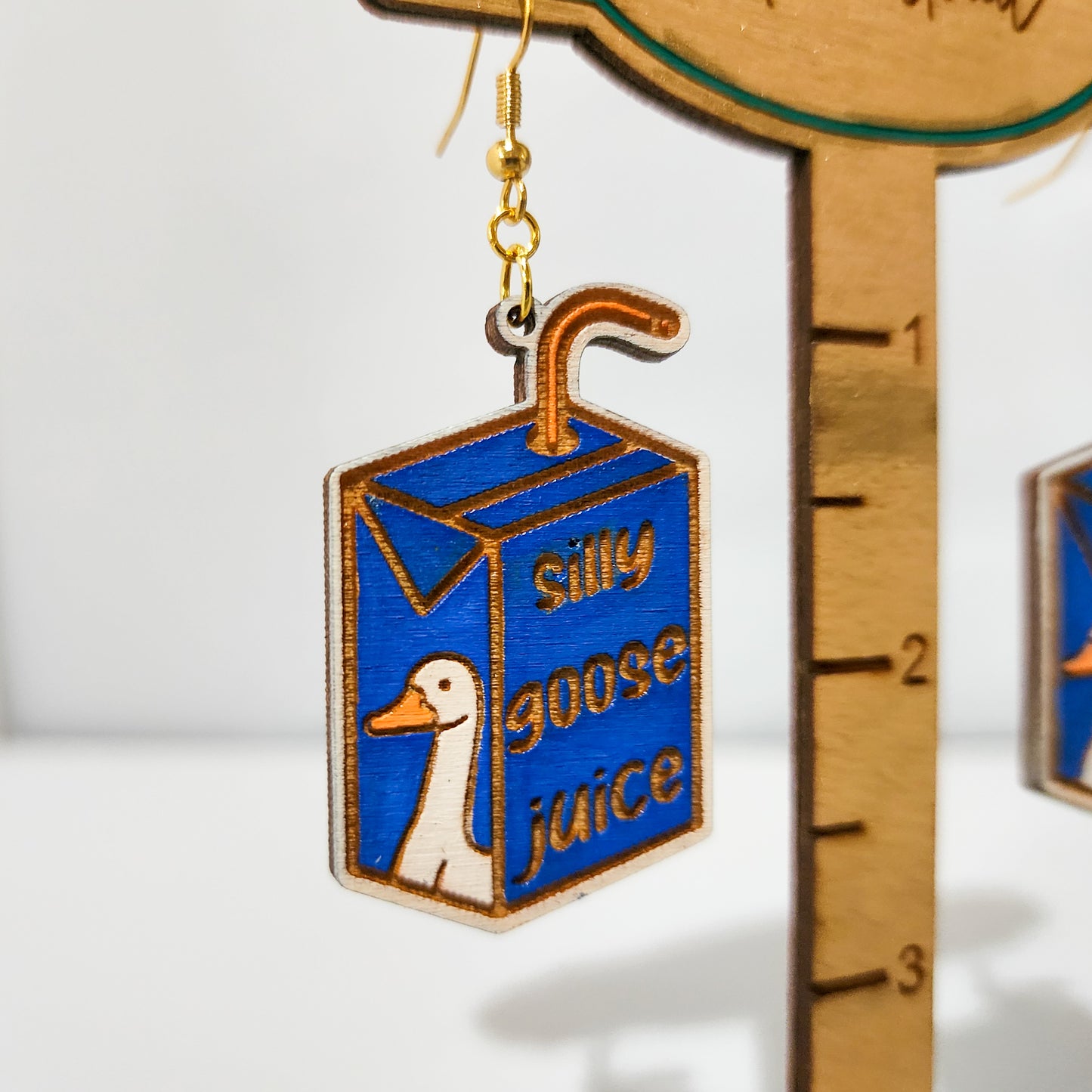 Silly Goose Juice Dangling Earrings