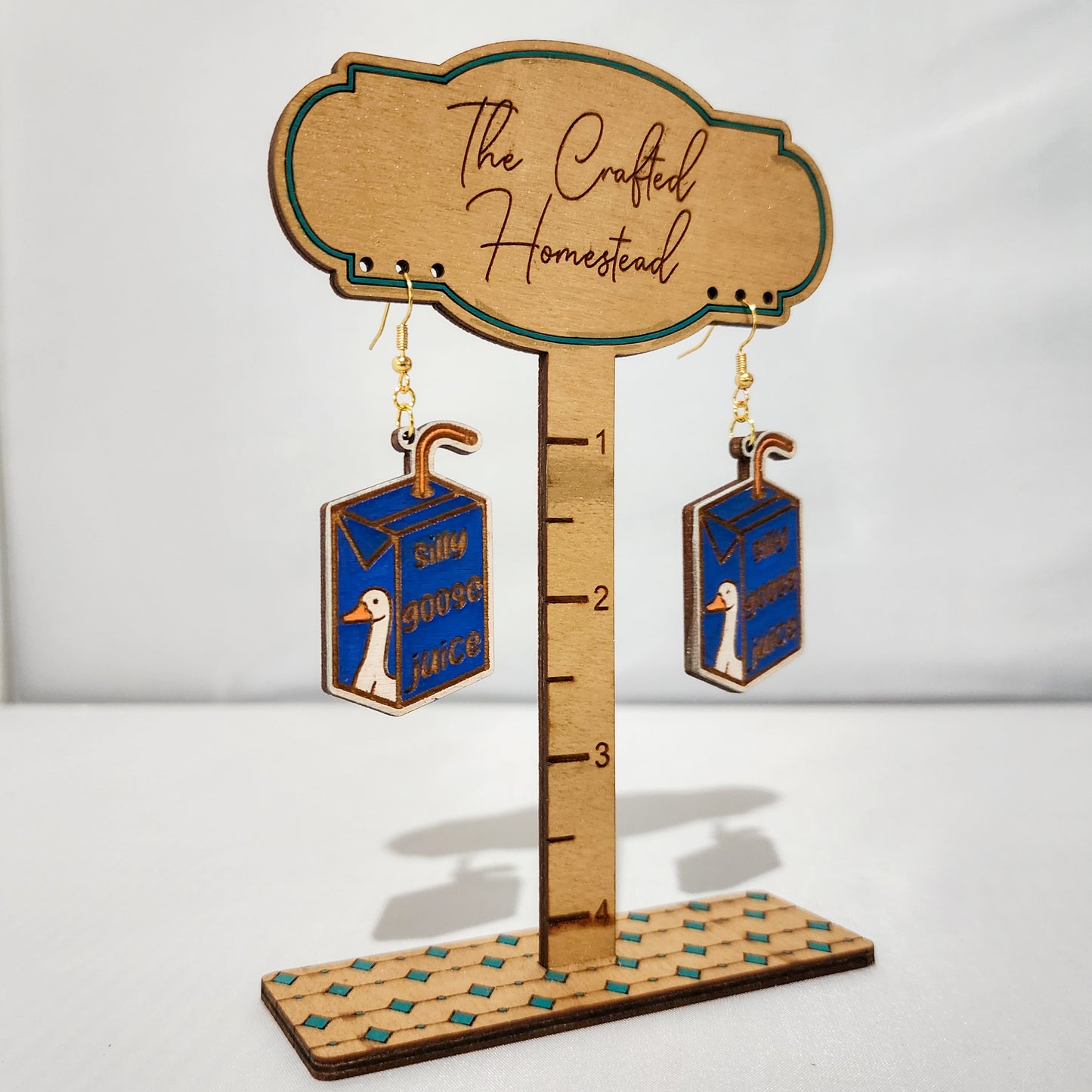 Silly Goose Juice Dangling Earrings