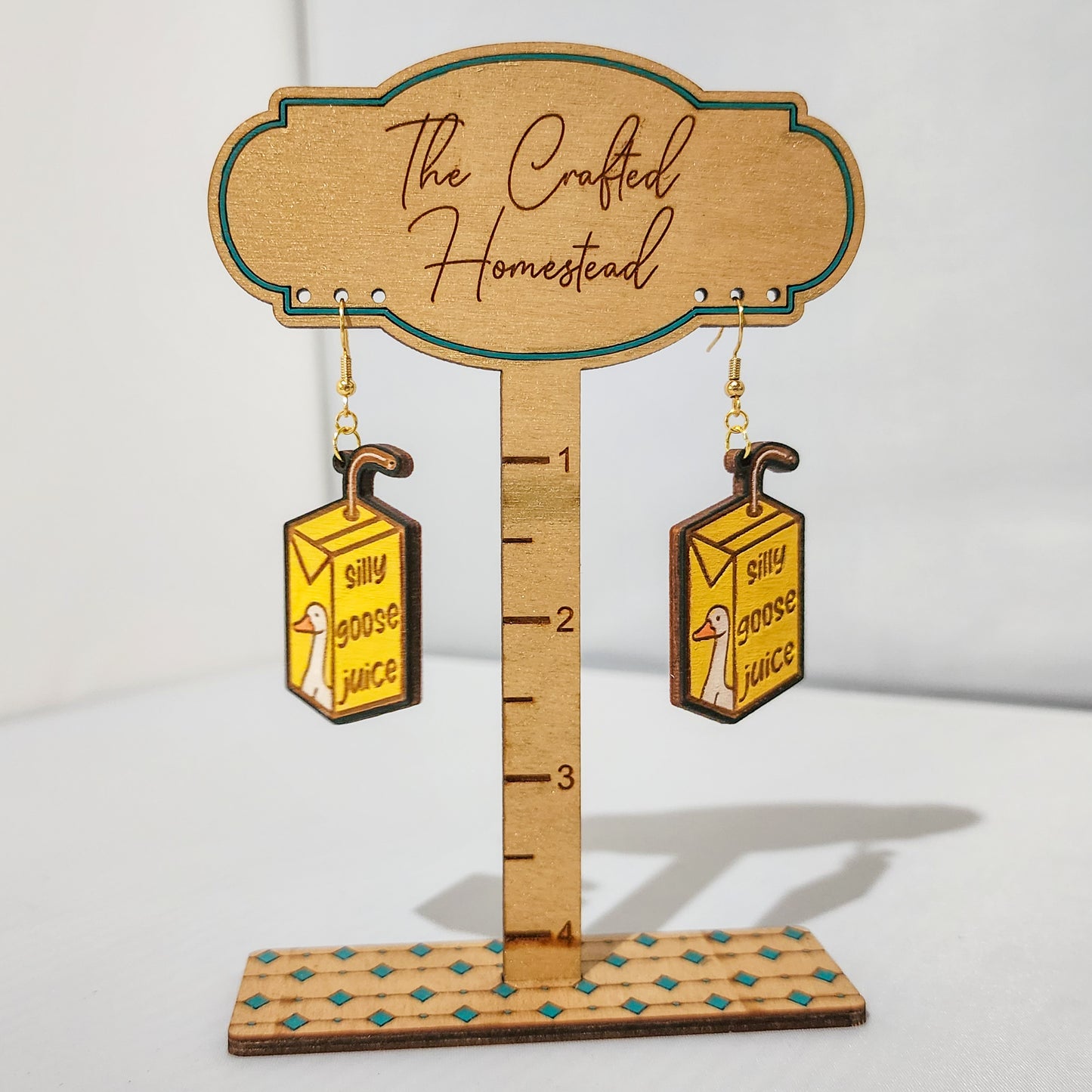 Silly Goose Juice Dangling Earrings