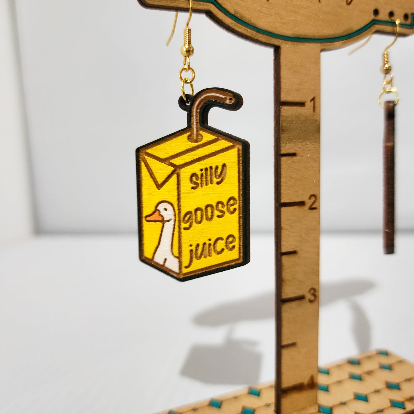 Silly Goose Juice Dangling Earrings