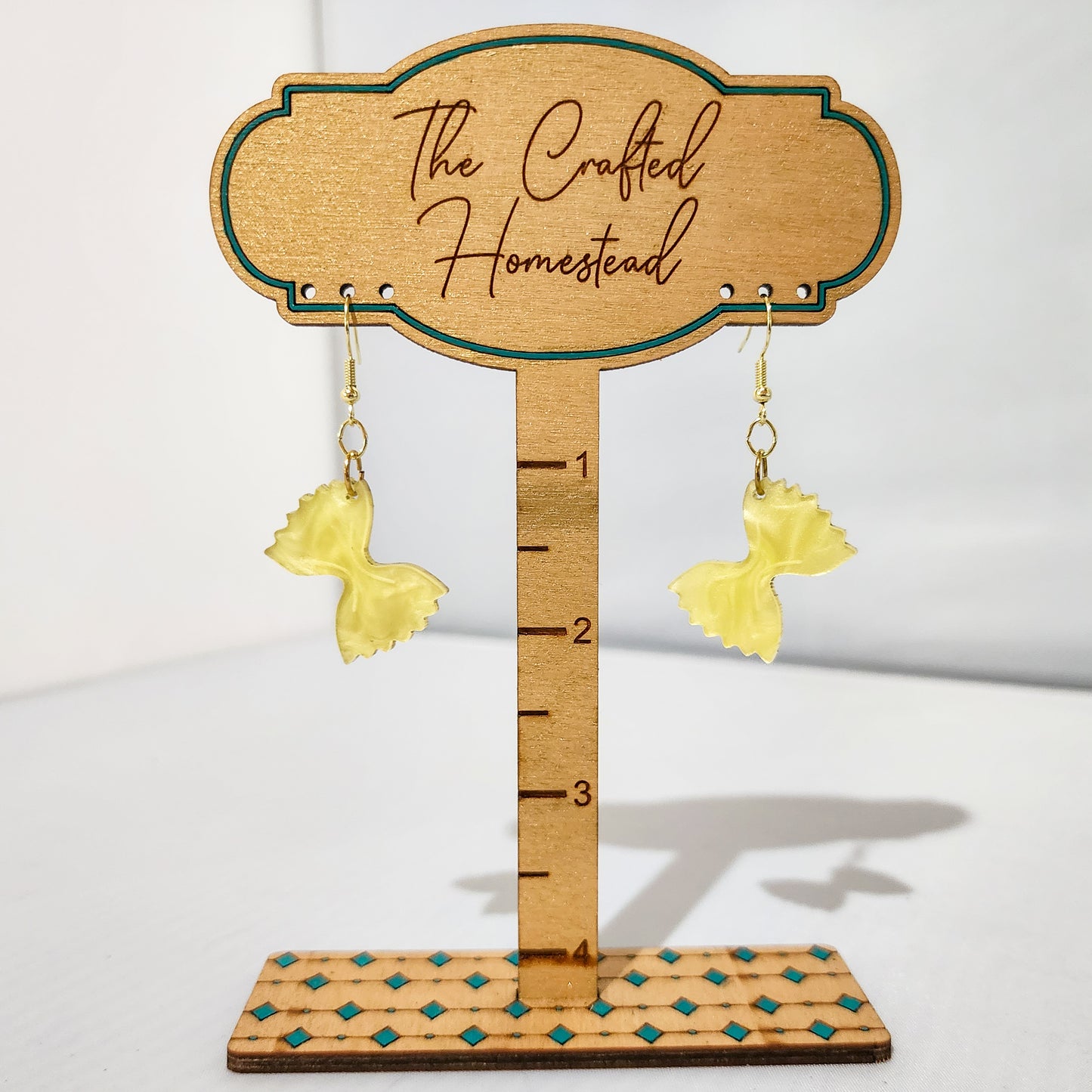 Bow Tie Pasta Earrings