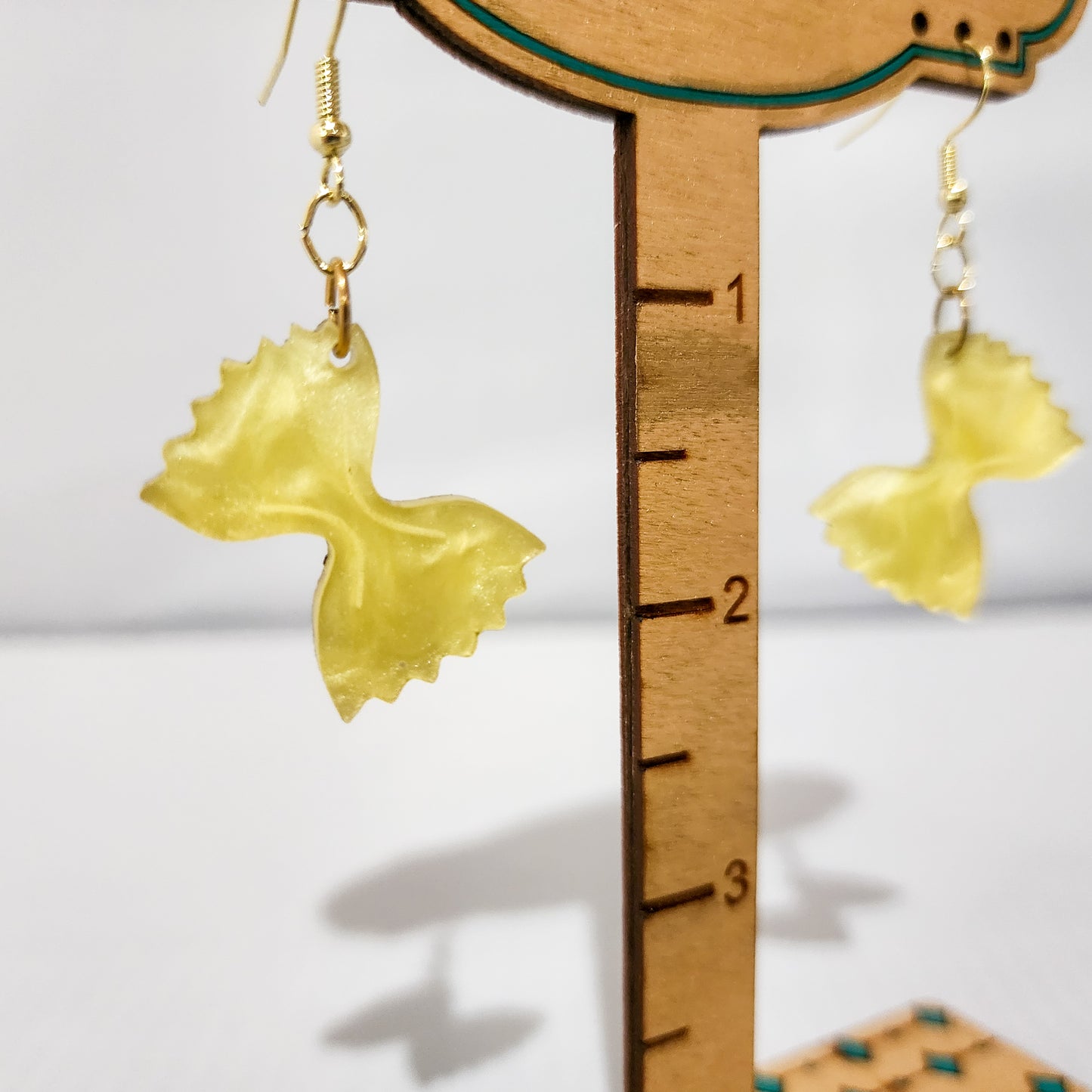 Bow Tie Pasta Earrings