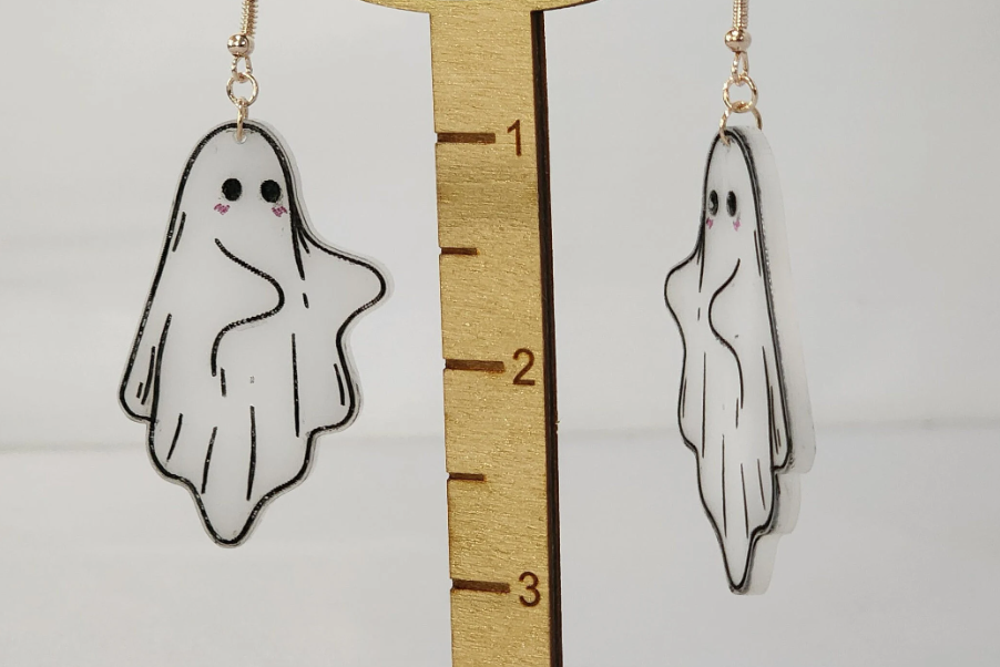 Ghosty Dangling Earrings