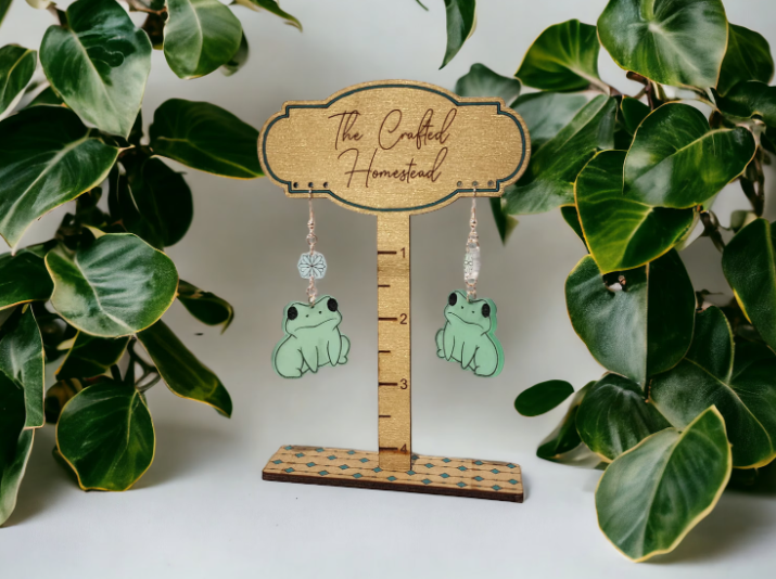 Frog Dangling Earrings