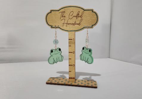 Frog Dangling Earrings