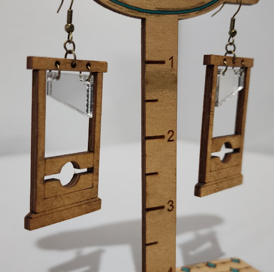 Guillotine Dangling Earrings